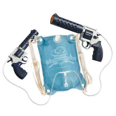 Large Capacity Electric Big Backpack Water Gun Summer Outdoor Shooting Game Plastic Water Gun Revolver Pistol Toy for Adult