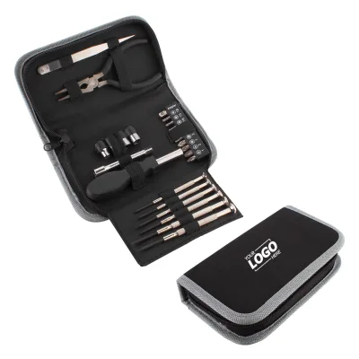 Custom 24-Piece Mini Pocket Tool Kit for Household Repairs - Compact & Versatile, Ideal for Promotional Gift
