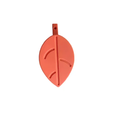 Creative Cool Colorful BPA Free Safety Soft Silicone Leaf-shaped Security Floor Rubber Door Stop Wedges