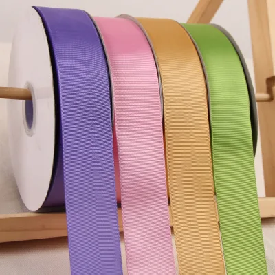 Grosgrain Ribbon Printed 1.5 cm 5/8 7/8 Satin Grosgrain Ribbon 38 mm Striped Grosgrain Ribbon for Wedding Decorations
