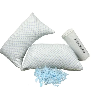 Customized Adjustable Shredded Memory Foam Pillow Washable Memory Foam Bed Sleeping Pillow
