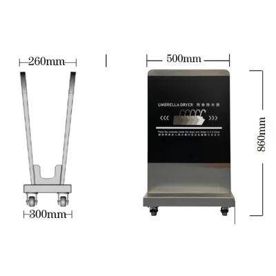 Dryer Umbrella Wiping Machine for Public Places