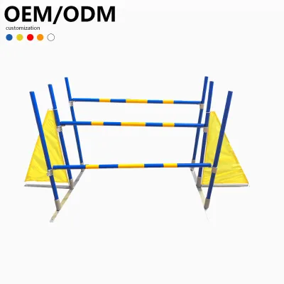 Professional Competition Dog Hurdles Outdoor Dog Training Equipment Iron with Plastic Material for Pet Training