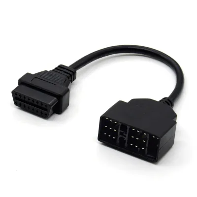 22 Pin to 16 Pin Obd1 Obd2 Cable Diagnostic Adapter Cable for Toyota