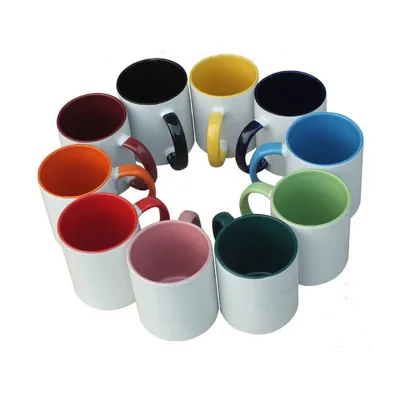 High Quality Blank 11oz Black Inner Color Sublimation Mug