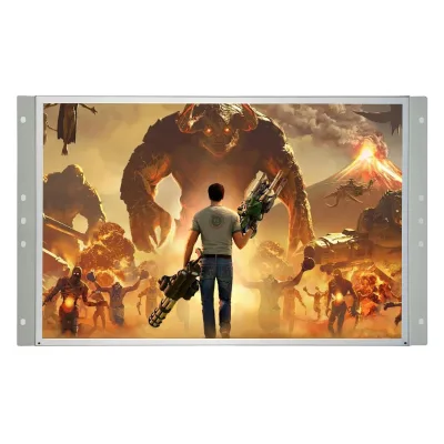 1920x1080 Retail Store Shopping Mall Wide Angle Open Frame 250nits LCD Gaming Display 21.5inch Monitor