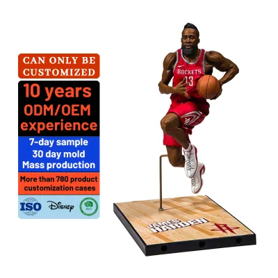 Customized 3D Basketball Player Toy Figure Statue Plastic Basketball FiguresPersonalized Action Figure