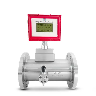 Digital Steam Industrial Natural Gas Turbine Flow Meter Turbine Flow Meter