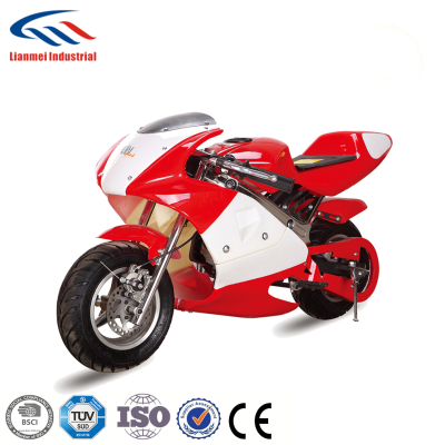 Red Flame Pocket Bike