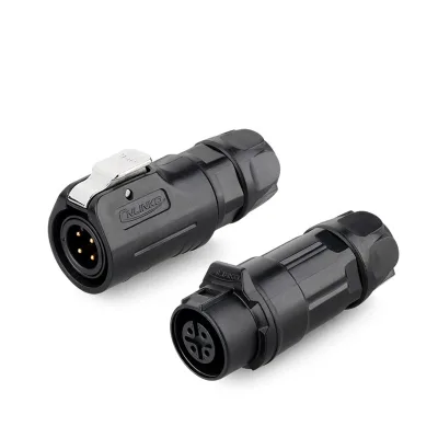 Waterproof Connector 4-pin M12 Power Connector Waterproof Connector