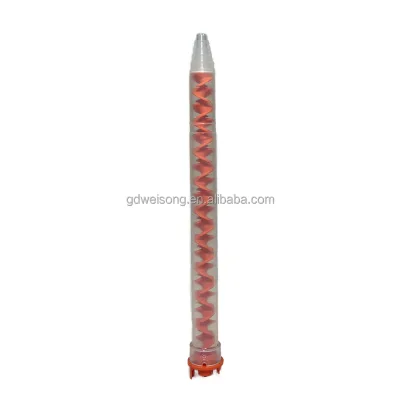 Quadro Mixing Tip MFQX8.7-24 10:1 Static Mixer Tip for 250ml/490ml 10:1 AB Acrylic Corian Solid Surface Adhesive