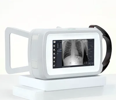 90kV 5mA Portable Mobile High-Frequency Digital X-Ray Machine with Flat Panel Detector for Human Medical Use