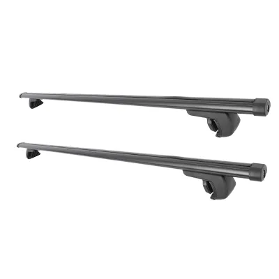 Universal Black Car Aluminum Alloy Roof Rack Crossbar for SUV Offroad Use with 100kg Capacity Easy Installation 6-Month Warranty