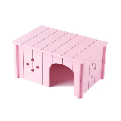 Wooden Hamster House Small Ventilated Pet Toy House, Suitable for Hamster Gerbil Guinea Pig Pet Toys and Houses