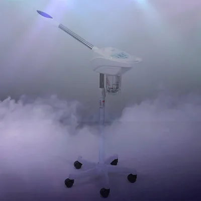 Facial Steam Machine Manufacturer Supply Digital Facial Steamer with Ozone and Vapor Function Height Adjustable for Face Care