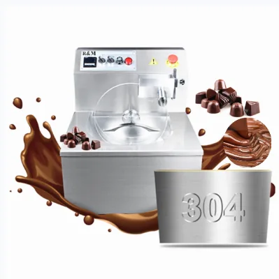 Portable Industrial Commercial Digital Chocolate Temping Melting Dissolving Pouring Depositing Making Machine in for Home Small