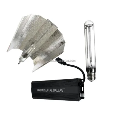 Three Piece Suit HPS600W Grow Light Reflector with Electronic Ballast for Hydroponics
