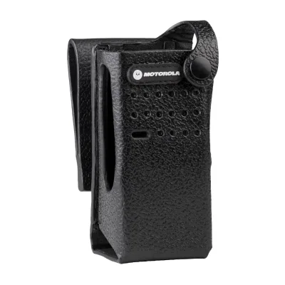 Motorola PMLN5868 Hard Leather Case for Xpr3000 Walkie-Talkie 2.5-Inch Rotating Belt Loop Electronic Organizer