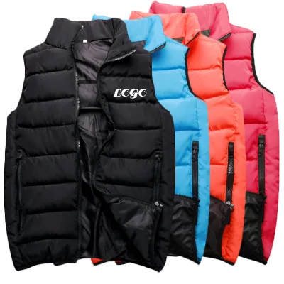 Classic Outdoor Winter Kids Warm Down Coat Sleeveless Jacket Custom