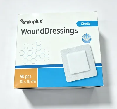 Sterile Non Woven Wound Dressing Adhesive Wound Care Plaster for Minor Cut Scald Burns First Aid 50 Pcs Per Box