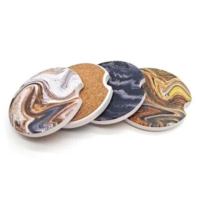 Wholesale    Ceramic Car Cup Coasters  holders for coasters