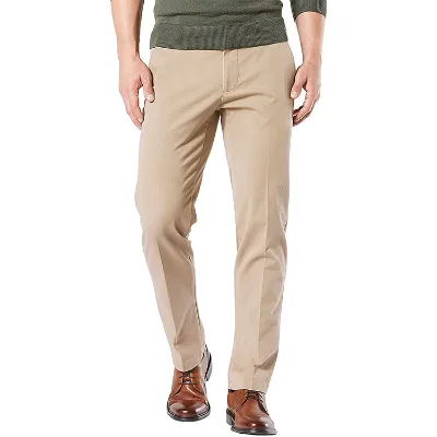 Wholesale Slim Fit Mens Chino Pants High Quality Mens Trouser and Pants Custom Embroidery Cotton Twill Chino Pants