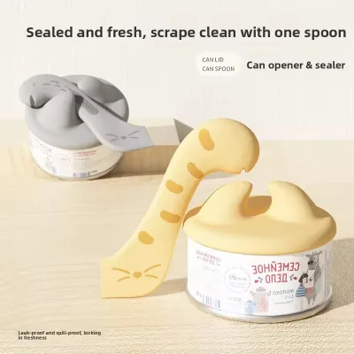 Pet Cat Can Spoon Multi-Function Opener for Wet Feeding Supplies