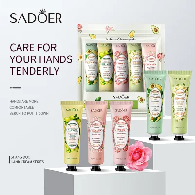 OEM SADOER Fruity Fragrance Chamomile Rose Extract Nourishing Anti-chapping Lightweight Non-Greasy Moisturizing Hand Lotion