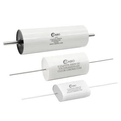 axial dc capacitor 0.33uF 800Vdc for snubber and general purpose