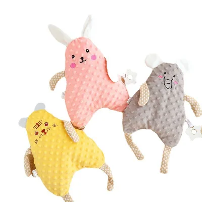 Infant Baby Soothing Blanket Security Cute Newborn Gifts Stuffed Pacifier Holder Blanket