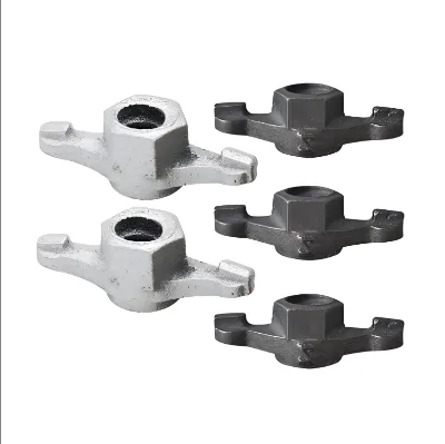 Factory Supply Carbon Steel Heavy-Duty Wing Nut for Scaffolding Formwork Accessories with Thread and Fully Threaded Design