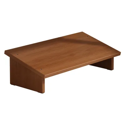 Ergonomic Under-Desk Footrest Wooden Design Large Anti-Slip Surface Improves Posture and Blood Circulation
