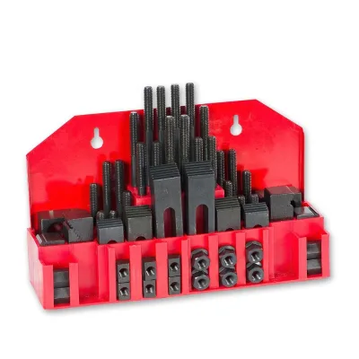 58 PCS Clamping Kit with Metal Holder for M6  M8 M10 M12 M14 M16 M18 M20