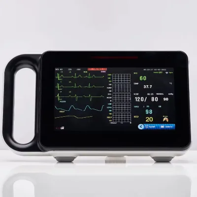 Hot Sale Medical Portable Icu Etco2 Ecg Multiparameter Monitor