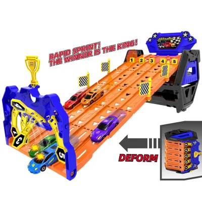 Factory Price Speed Slide Racing Toys With 5 Mini Cars Racing Track Toys Game Car Track Toys OEM/ODM