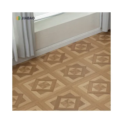 Engineered Piano Finish Engineered Walnut Color Laminate Parquet Flooring Water Proof and Scratch Re