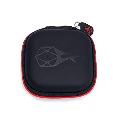 Earphone Earbud Protection Hard EVA Customized Case with Zipper Shockproof Waterproof PU+Velvet Material