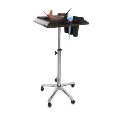 Professional and Movable Hair Extension Torlley Coloring Trolley with Cups for Hair Dryer
