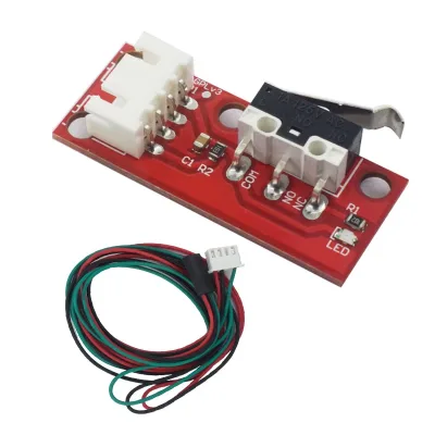 Mechanical Endstop Switch 3D Printer Ramps 1.4 Control Board Part Limit Switch with 3 Pin 70cm Connecting Cable