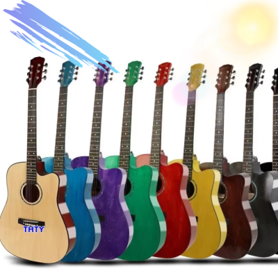 Manufacturer's Direct Sales of 38 Inch Guitars, Beginner Guitars, Folk and Wooden Guitars for Foreign Trade Export to Guitar