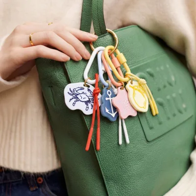 2026 Coolter Acrylic Summer Seaside-Style Hand-Painted Pendants Crab Anchor Starfish Lemon DIY Bag & Keychain Charms