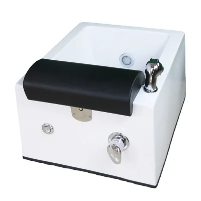 White Acrylic Foot Bath Basin Foot Spa Basin Foot Massage Basin  Foot Soaking Tub  in Stock with Massage Function.