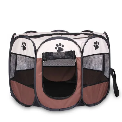 Pet Tent House Portable Teepee Thick Cushion Pet Tent Removable Washable Pet Dog Tent
