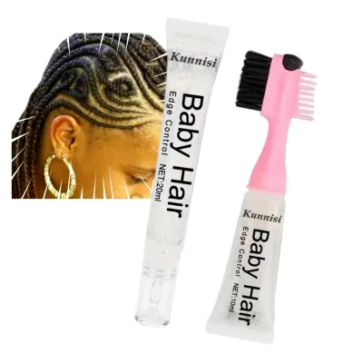 OEM/ODM Natural Formula with High Quality and Strong Hold Edge Control Baby Hair Gel