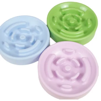 New Design Pet Slow Food Bowl Circular Anti Overturning Slow Food Dog Bowl