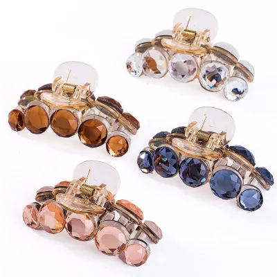 Luxury Bling Crystal Hair Clip Claw, 2023 Women Hair Clamps Claw Clip