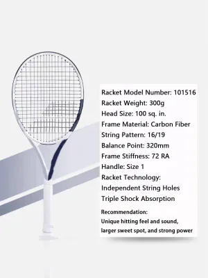 Bulk Supply Full Carbon Tennis Racquet Unstrung 27 Inch 16x19 Fast Shipment for Tennis Club Purchase