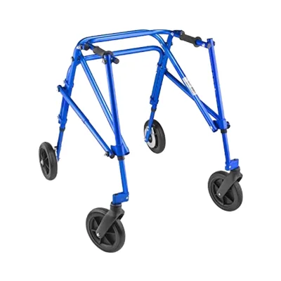 Lightweight Medical Rollator Walker-Gait Trainer for Toddlers Kids Teens Special Needs Cerebral Palsy 8" Outdoor