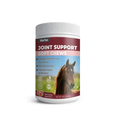 Equine Joint Muscle Gel Herbal Blend Horse Joint Chews Support Topical Care With Apple Flavor for Horses