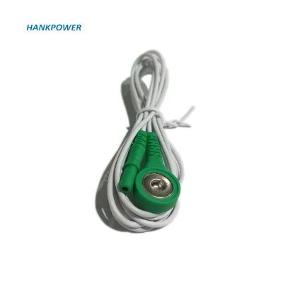 Custom Tens Cable 2.0mm Jack to 4.0mm Snap Cable Lead ECG Cable